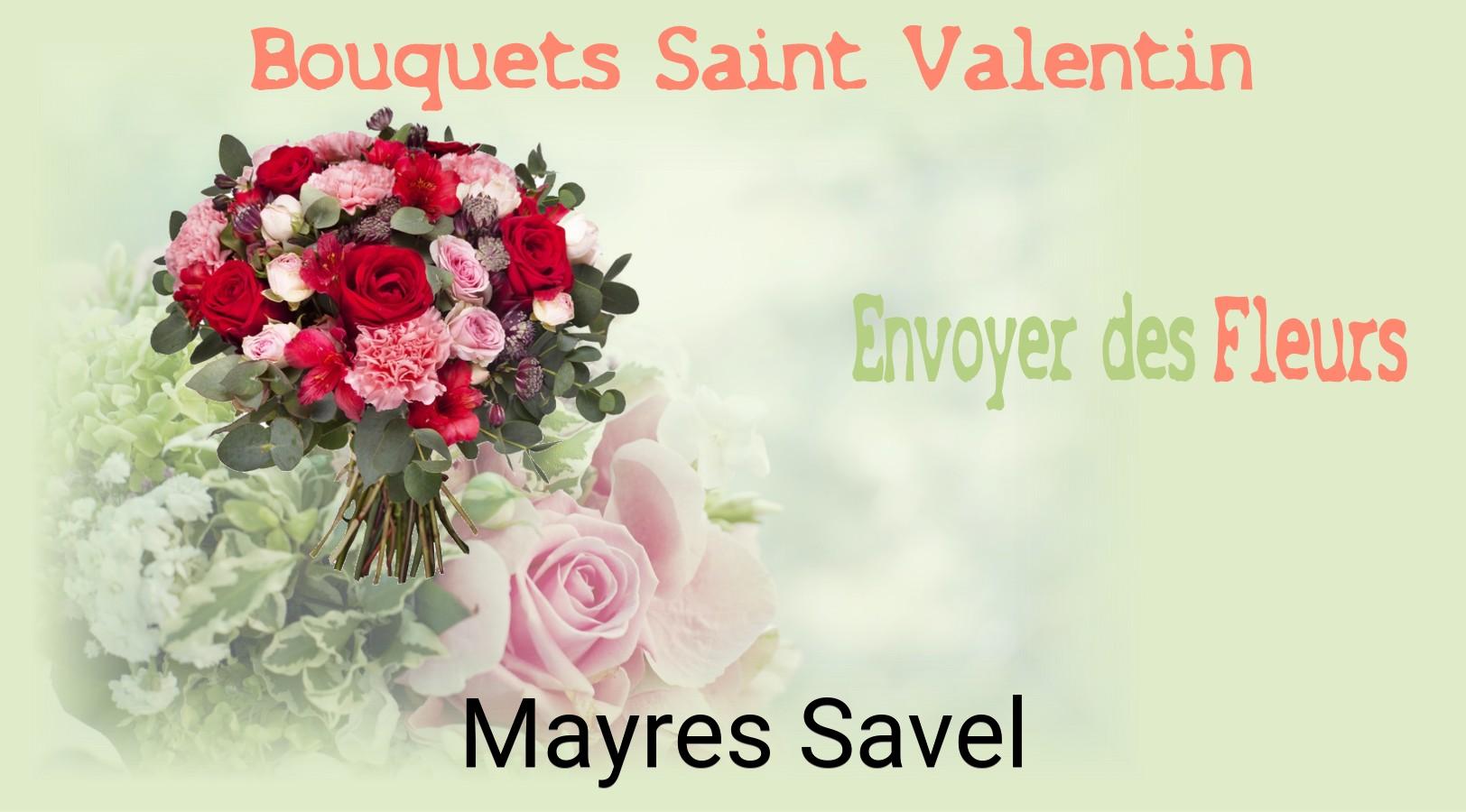 Roses de Saint-Valentin livrées à Mayres-Savel